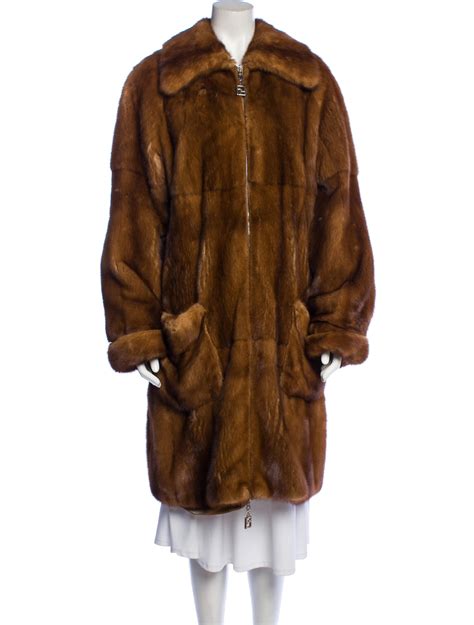 fendi jacket fur hood|vintage Fendi coat.